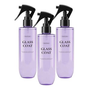 홈리미엄 글라스코트 먼지 방지 얼룩 제거 거실 욕실 유리 세정제 250ml, 3개