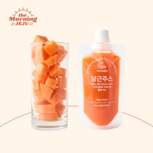 더모닝제주 당근주스 제주 구좌 당근즙 100% 착즙주스 건강음료 국산 제주산
