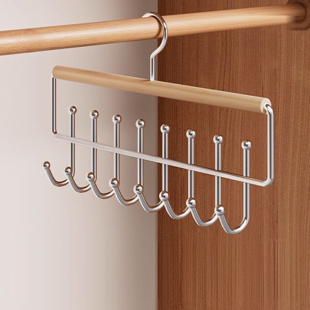 스트랩 행거 속옷 브라 나시 걸이 옷장 수납 옷걸이 Wood Brown