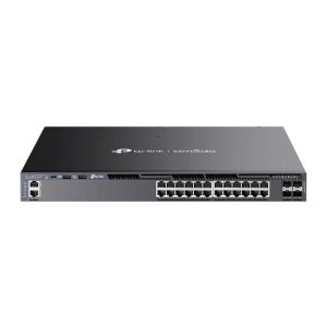 TP-LINK 티피링크 SG6428XHP 24포트 기가비트 L3관리형 PoE 스위치허브
