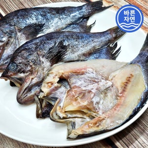 바른자연 북해도 반건조 우럭 3미 우럭구이 매운탕용 겉바속촉 밥반찬 진공포장
