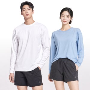 커플 래쉬가드 세트 여자 루즈핏 남자 빅사이즈 수영복 퓨어리브