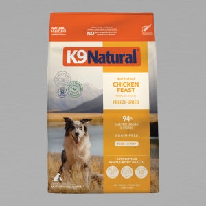 [동결건조 트릿 증정] k9 동결건조 강아지 사료 닭고기, 3.6kg, 1개