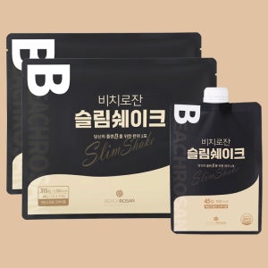 [JPL with 비치로잔] 비치로잔슬림쉐이크 2팩+두유 1박스 곡물맛,체중조절용조제식품