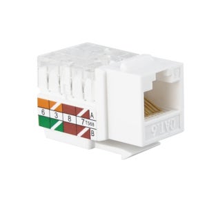 벽면 랜포트설치 키스톤잭 CAT6 RJ45 8P8C 월플레이트 패널장착 모듈