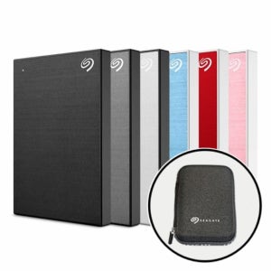 씨게이트 1TB/2TB 원터치 외장하드 One Touch 데이터복구 외장HDD 전용파우치 1테라/2테라