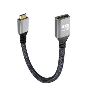4K Mini HDMI to HDMI 연장 20CM 젠더 케이블 선