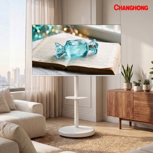 창홍 삼탠바이미 스마트TV 이동식 스탠드 삼텐 중소바이미 127cm(50인치), 4K UHD 울트라, 화이트