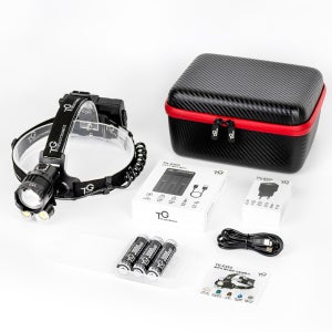 TG전자 풀세트 XHP360 LED 3구 헤드 랜턴 해루질 등산 낚시 렌턴 TG-E353F