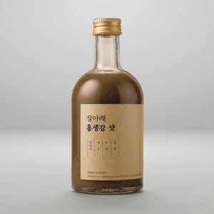 설아래 홍생강 샷 진저샷 커큐민 피페린 375ml, 3개