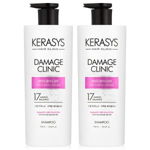 케라시스 샴푸 데미지 750ml 2개 대용량 두피 케어 쿨링 퍼퓸 비듬샴푸 청소년 사춘기