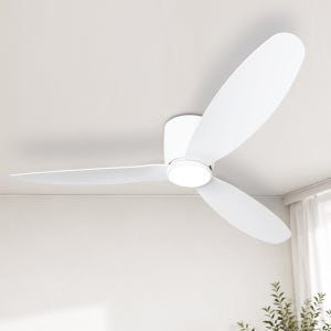 실링팬 천장선풍기 거실 안방 저소음 6단풍속 BLDC모터 132cm, 화이트