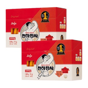 (15g X 100개입) 진주햄 대한민국 국민간식 천하장사 소세지 오리지널, 1.5kg, 2개