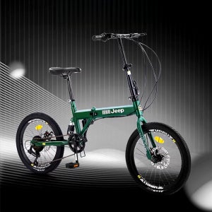 지프 JEEP 미니벨로 접이식 자전거 20인치 7단 변속 디스크 브레이크 시마노 변속