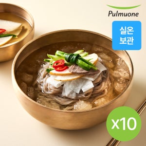 [실온] 풀무원 물냉면 10인분 (쫄깃냉면사리 10개+동치미양지육수 10개)