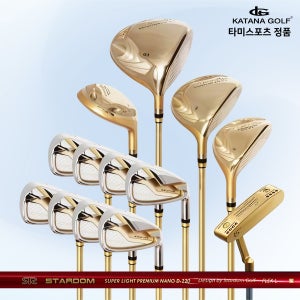 카타나 SIGNATURE GOLD-V 남성 풀세트 12PCS+골프백세트 타미스포츠