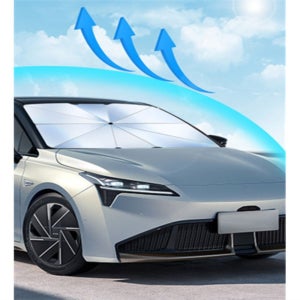차량 썬바이저 접이식 자외선차단 은박 내구성 수납형