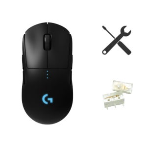 로지텍 G-PRO 지프로 무선 Wireless 마우스 수리 스위치교체