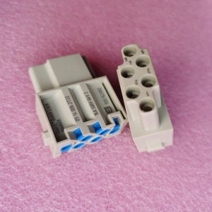 HARTING 커넥터 09140062733 암형 코어 HAN-6E-QUICK-LOCK 6핀 16A Harting Germany