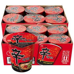 농심 신라면컵 65g 6입 X 4 , 총 24개