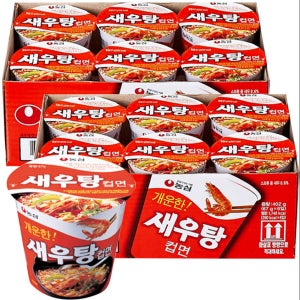 농심 새우탕컵 67g 6입 X 4 , 총 24개