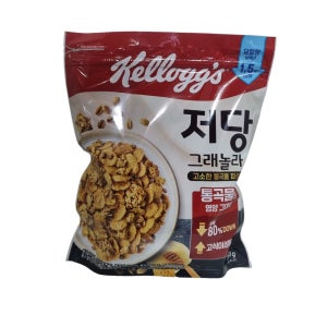 켈로그 저당 그래놀라 고소한 통곡물 파로 360g