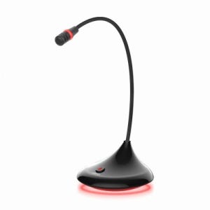 [당일출고] 앱코 스탠드마이크 MP-400 블랙 콘덴서마이크 고감도 360도 Omni-directional 설계 USB Plug & Play