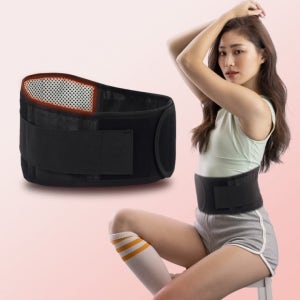 무선 온열 찜질기 허리 배 복부 휴대용 발열 복대 벨트 생리통 찜질패드 보정 밴드 온열복대