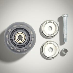 무소음 투명우레탄바퀴 3인치(7.5cm) 90kg 끌차 구르마 대차캐스터 교체용바퀴셋트