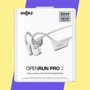 샥즈 골전도이어폰 오픈런 프로 2 OpenRun Pro 2 S820 실버 러닝 자전거 무선 블루투스 이어폰 골전도