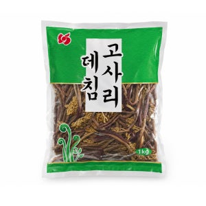 삶은고사리 10kg 데침 데친