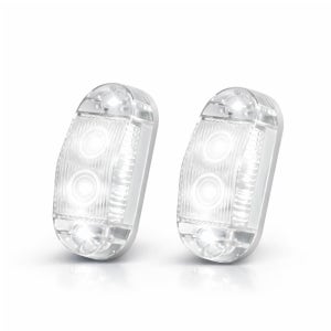 트럭 화물차 차폭등 사이드 마커 라이트 12V-36V 화이트 2pcs