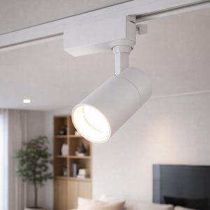 비츠온 LED 레일조명 레일등 원통 COB 30W, 블랙, 주백색