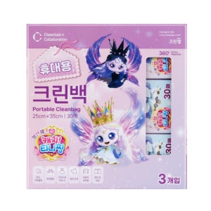 캐치티니핑 시즌6 휴대용 크린백 25cm x 35cm 30매(3입)