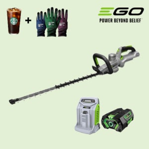 EGO 이고파워 충전 전정기 56V트리머 650mm HT6500E 5.0ah 배터리 세트