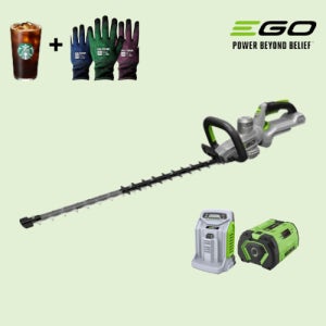 EGO 이고파워 충전 전정기 56V트리머 650mm HT6500E 10.0Ah 배터리 세트