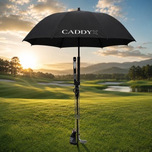 캐딕스 CADDYX 대형 골프우산 자외선차단 블랙 레드 멀티스탠드 호환