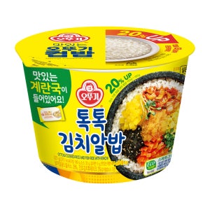 오뚜기 컵밥 톡톡 김치알밥 227g, 12개