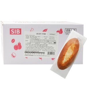 선인 냉동 파베이크 바게트 58g x 12입 샌드위치 식사용 바게뜨 빵, 아이스박스 포장