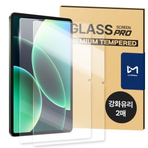 르메이어 태블릿 풀커버 9H 강화유리 액정보호필름 샤오미 미패드8 프로, 2매입