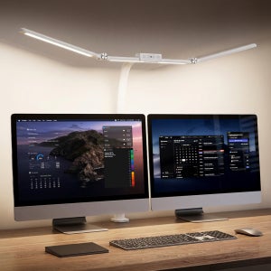 몬스터라이트 트리플헤드 1000mm 와이드 삼성 LED 책상 공부 학생 독서 스탠드 모니터 조명