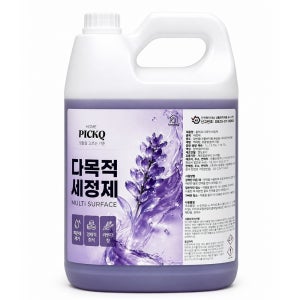 홈픽큐 다목적세정제 건물 화장실 변기 타일 청소세제 찌든때제거 3.75L, 라벤더, 1개