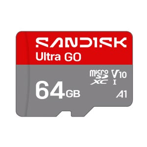샌디스크 마이크로 SD카드 Ultra Go 핸드폰 블랙박스 외장 메모리 64GB