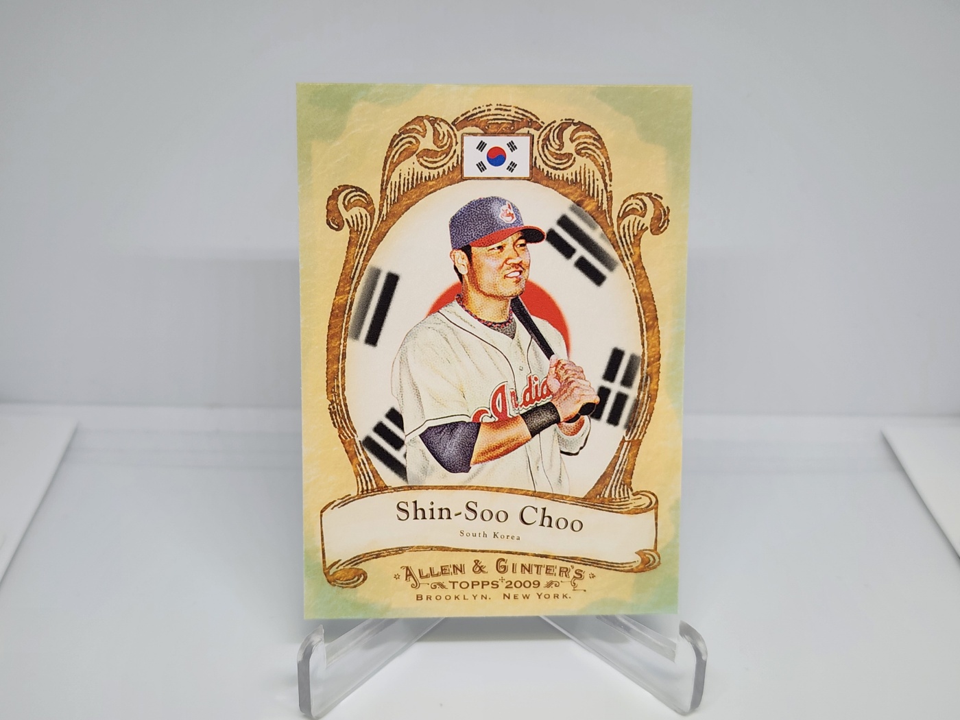 추신수 ﻿2009 Allen and Ginter National Pride 클리블랜드 인디언스 MLB 야구카드