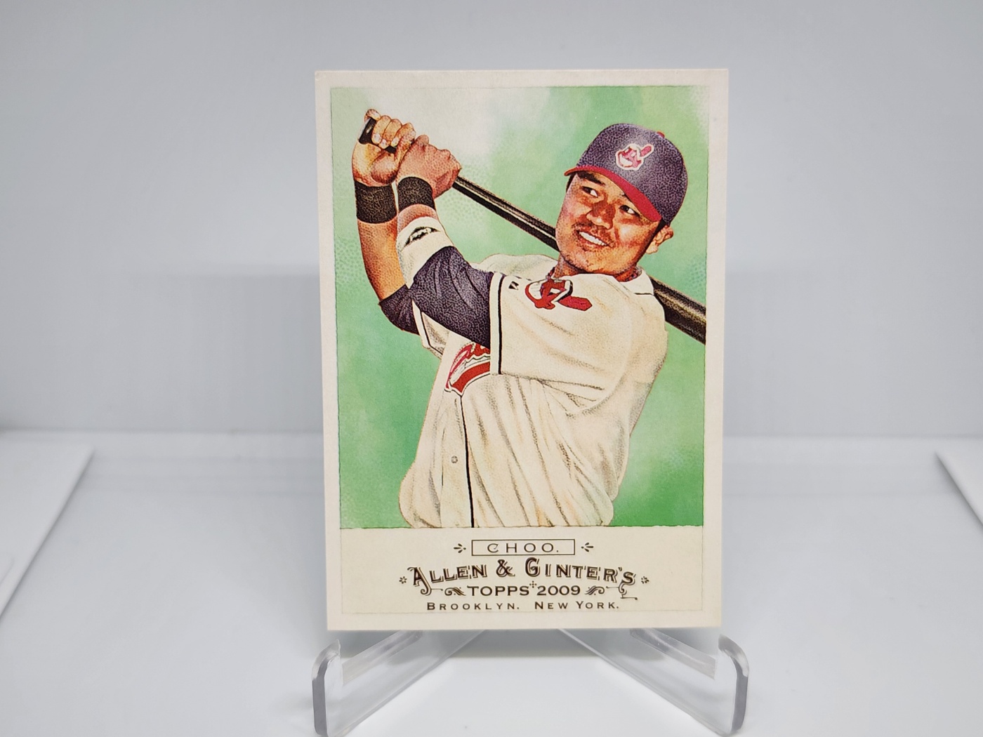 추신수 ﻿2009 Allen and Ginter 클리블랜드 인디언스 MLB 야구카드