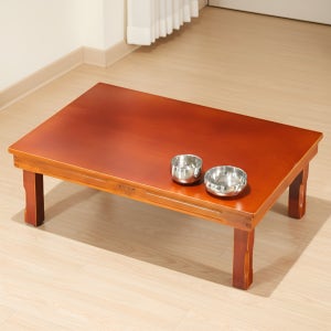 가온공방 원목 교자상 접이식 밥상 4인용 집들이상 무전 900x600