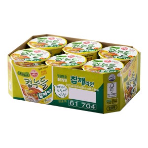 오뚜기 컵누들 참깨라면 37.5g, 6개
