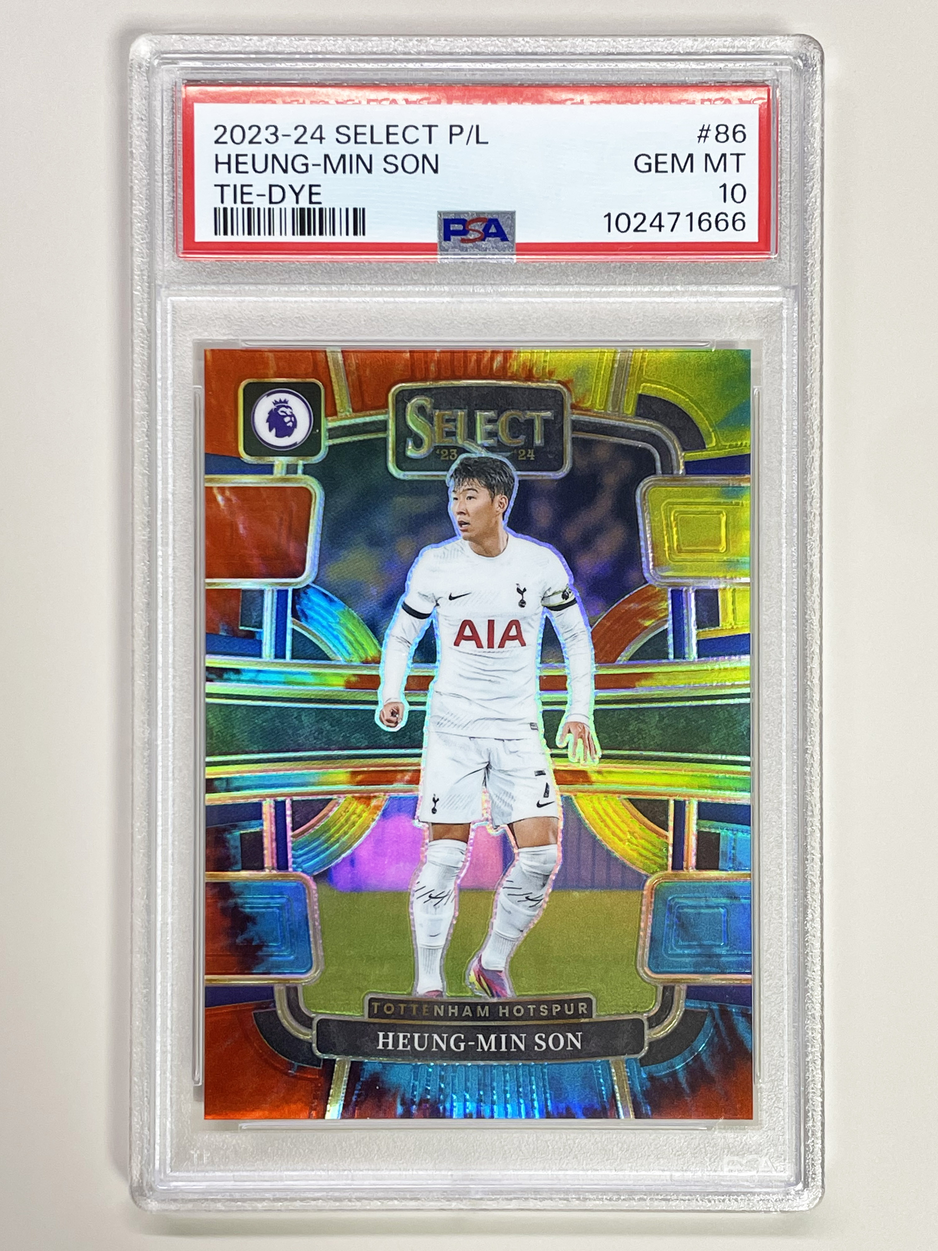 23-24 Select PL 86 Tie Dye /49 손흥민 PSA10