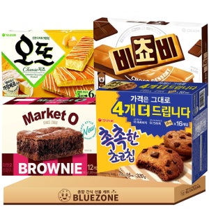 곽과자 파이 쿠키 모음 촉촉한초코칩320g 마켓오브라우니240g 오뜨치즈144g 비쵸비125g (C-93991556925)