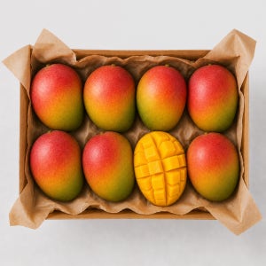 브라질 고당도 달콤한 애플망고 생망고 대과 4kg 2kg